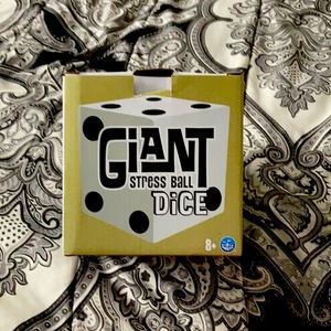 Jumbo dice stress ball